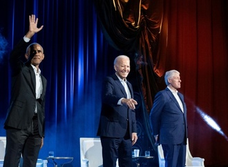 Biden sammelt bei Spendengala mit Obama und Clinton Rekordsumme fr den Wahlkampf