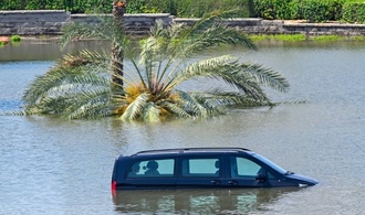 Betrieb am Flughafen von Dubai luft nach berschwemmungen langsam wieder an