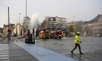Lage nach Brand der historischen Brse in Kopenhagen ''instabil''