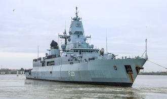 Deutsche Fregatte ''Hessen'' beendet Einsatz im Roten Meer