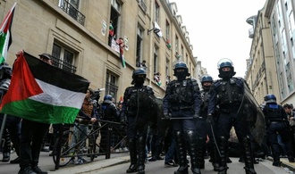 Pariser Uni Sciences Po nach pro-palstinensischen Kundgebungen im Online-Betrieb