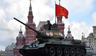Militrparade in Moskau zur Feier des Sieges der Sowjetunion ber Nazi-Deutschland