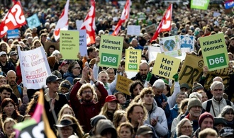 Zehntausende bei Klimaprotest vor Parlamentswahl in den Niederlanden