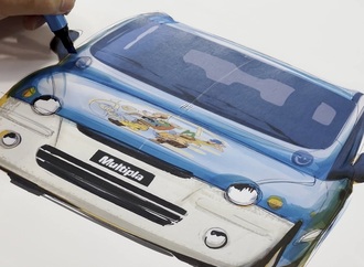 Fiat Multipla: Zum Geburtstag ein Unikat im Comic Stil