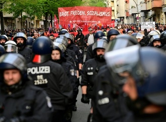 Demonstration ''Revolutionrer 1. Mai'' zieht durch Berlin - Tausende erwartet