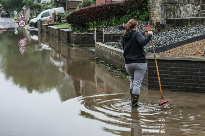 Points chauds – Les inondations submergent également certaines parties de la Belgique et de l'est de la France