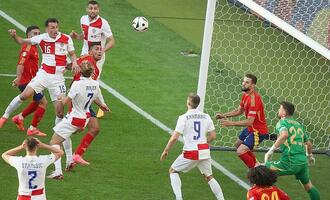 Fuball-EM: Spanien gewinnt gegen Kroatien deutlich