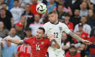Fuball-EM: England schlgt Serbien mhevoll