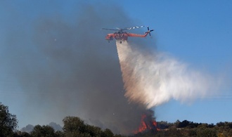 Zorn auf griechischer Insel nach durch Feuerwerk ausgelstem Waldbrand