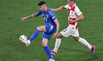 Fuball-EM: Italien nach Remis gegen Kroatien im Achtelfinale