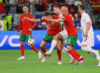 Fuball-EM: Portugal gewinnt Achtelfinale gegen Slowenien