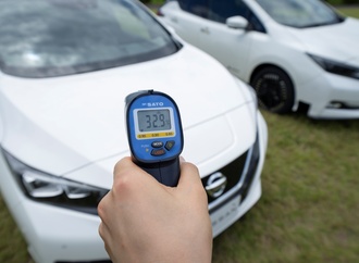 Nissan testet kühlenden Lack