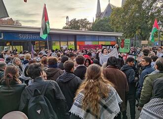 Zahlreiche Demos zum 7. Oktober - Großaufgebot bei Berliner Polizei