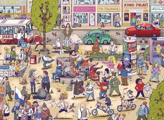 Die 80er-Jahre – Das große Wimmelbuch von Walkman bis Wimbledon von Marian Meinhardt-Schönfeld