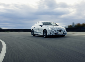 Mitfahrt im neuen Mercedes CLA  - Schnell laden, weit fahren 