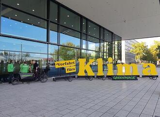 Greenpeace drängt auf Einhaltung von UN-Frist für Klimaschutzpläne