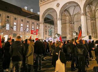 Spontandemo in München gegen Instrumentalisierung von Anschlag