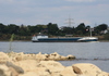 Güterverkehr per Binnenschiff - Dümpeln auf Tiefstand