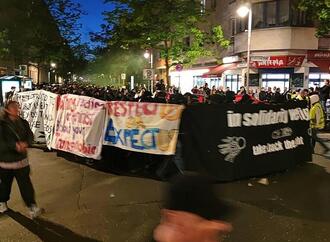 Mehrere Tausend bei ''Queerfeminismus''-Demo in Berlin-Kreuzberg