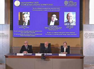 Wirtschaftsnobelpreis für Forschungen zu Wirtschaftswachstum