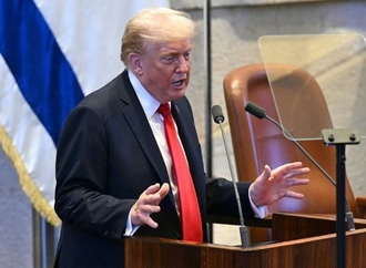 Trump vor der Knesset: Gaza-Abkommen ''ein unglaublicher Triumph für Israel und die Welt''