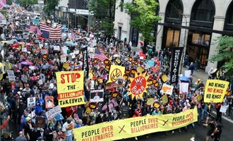 ''Keine Könige'': Millionen Menschen bei Demonstrationen gegen Trump erwartet