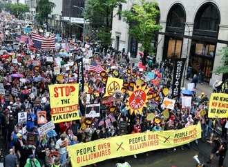 ''Keine Könige'': Millionen Menschen bei Demonstrationen gegen Trump erwartet