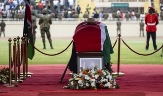Zehntausende nehmen in Kenia Abschied von Oppositionsführer Odinga