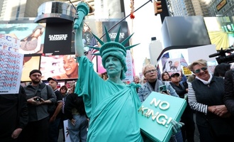 Veranstalter: Rund sieben Millionen Teilnehmer an ''No Kings''-Protesten gegen Trump