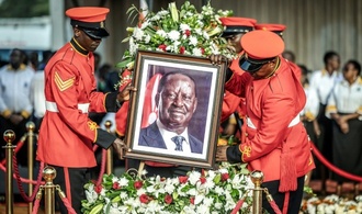 Kenia nimmt mit Staatsbegräbnis Abschied von Oppositionschef Odinga