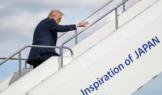 Trump fliegt von Japan weiter nach Südkorea
