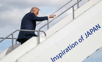 Trump fliegt von Japan weiter nach Südkorea