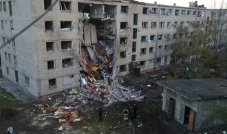 Zwei Tote bei schweren russischen Angriffen in der Ukraine