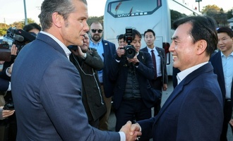 US-Verteidigungsminister Hegseth besucht Grenze zwischen Nord- und Südkorea