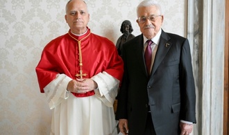 Papst Leo XIV. empfängt Palästinenserpräsident Abbas zu erstem Treffen im Vatikan