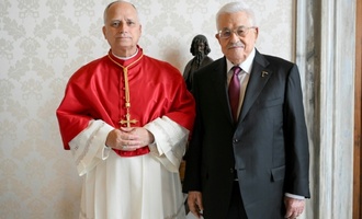 Papst Leo XIV. empfängt Palästinenserpräsident Abbas zu erstem Treffen im Vatikan