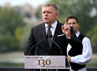 Kreide-Proteste gegen Regierung in der Slowakei