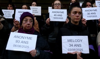 Tausende Menschen protestieren in Frankreich gegen Gewalt an Frauen