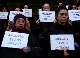 Tausende Menschen protestieren in Frankreich gegen Gewalt an Frauen