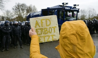 Polizei: 25.000 Menschen bei Protesten gegen AfD Jugend in Gießen