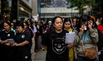 Hongkong trauert und betet für die 146 Opfer der Brandkatastrophe