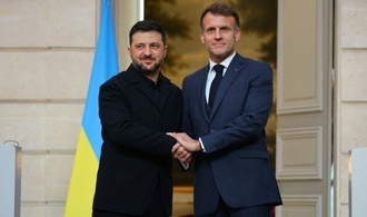 Macron empfängt ukrainischen Präsidenten Selenskyj in Paris