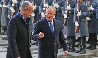 Merz: ''Deutschland gehört fest an die Seite Polens''