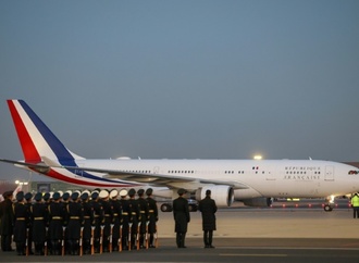 Macron zu viertem Staatsbesuch in China eingetroffen