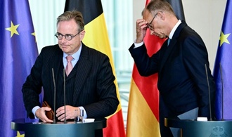 Russische Vermögenswerte: Merz und von der Leyen treffen belgischen Premier