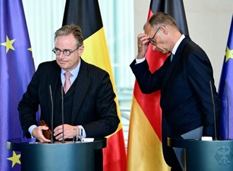 Russische Vermögenswerte: Merz und von der Leyen treffen belgischen Premier