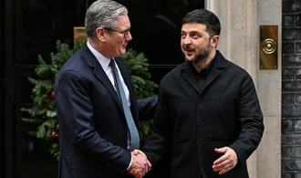 Selenskyj zu Treffen mit Merz, Starmer und Macron in London eingetroffen