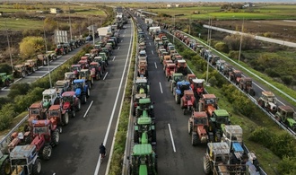Landwirte in Griechenland protestieren weiter - 20.000 Traktoren auf den Straßen