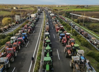 Landwirte in Griechenland protestieren weiter - 20.000 Traktoren auf den Straßen