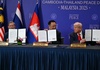 Trump schwört Thailand und Kambodscha erneut auf Frieden ein